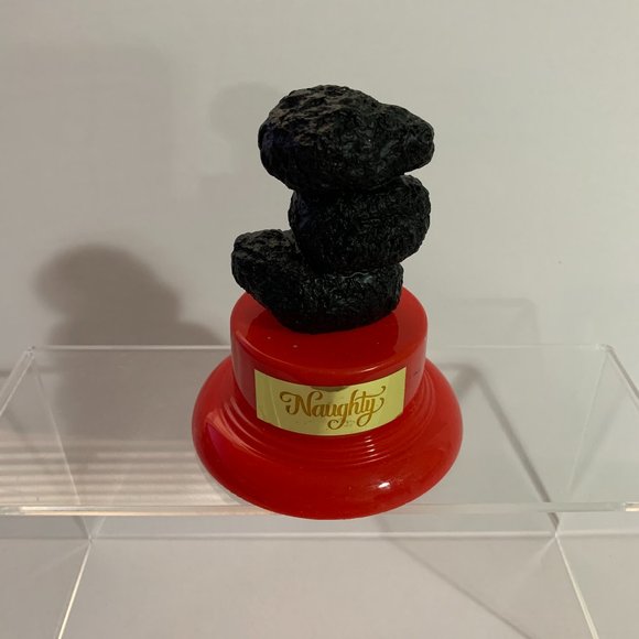 Ankyo Christmas Trophy Award Naughty Coal Gag Gift Family Office Party - Picture 1 of 3